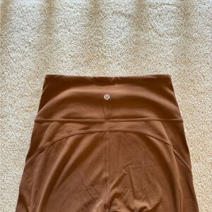 Lululemon Groove Flare Pant Super High Rise Brown Leggings